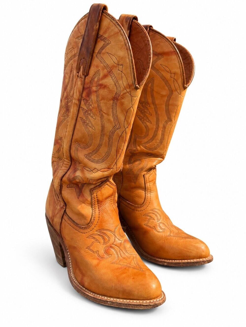 Vintage Miss Capezio Women’s 5.5 M Tall Western Cowboy Boots Leather USA Made